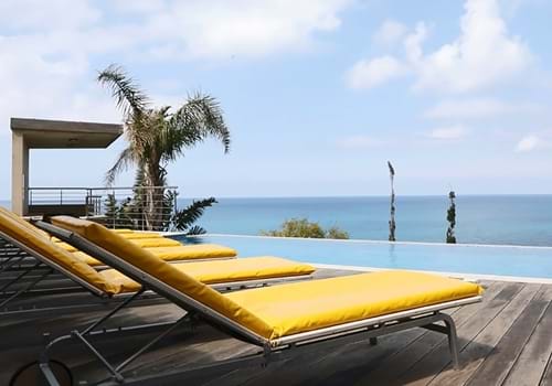 Pool View at Aquamarine Villa in Cyprus