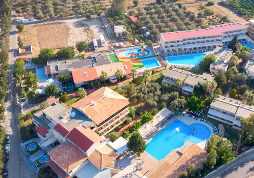 Aerial view of Golden Odyssey in Kolymbia, Rhodes