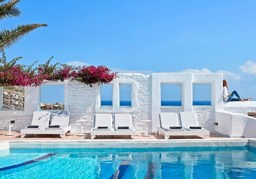 Outdoor Pool in Mr & Mrs White Paros, Suites & More, Paros, Greece