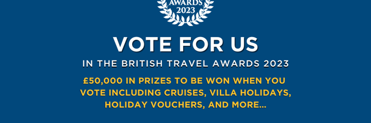 Vote now in the British Travel Awards
