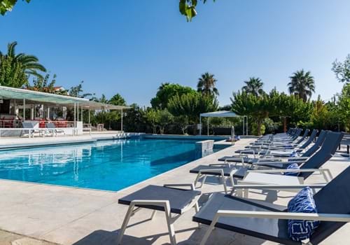Pool at Sirocco Hotel, Kalamaki, Zante, Greece.