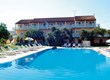 Pool at the Kosmas Apartments, Roda, Corfu, Greece.