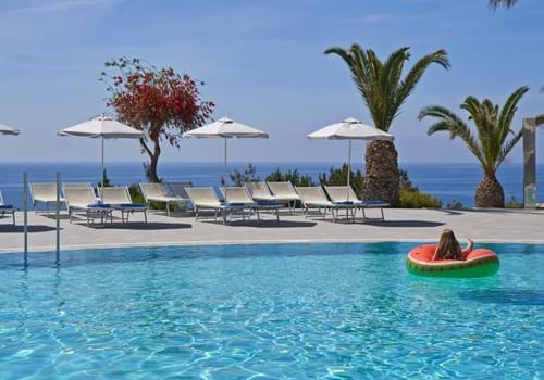Pool at Rodos Princess Beach Hotel, Kiotari, Rhodes, Greece