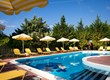 Pool at the Hara Apartments, Katelios, Kefalonia, Greece.