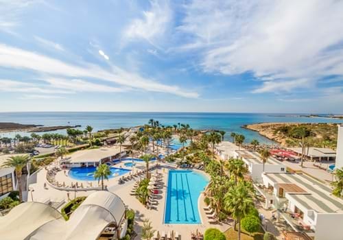 Adams Beach Hotel in Ayia Napa in Cyprus