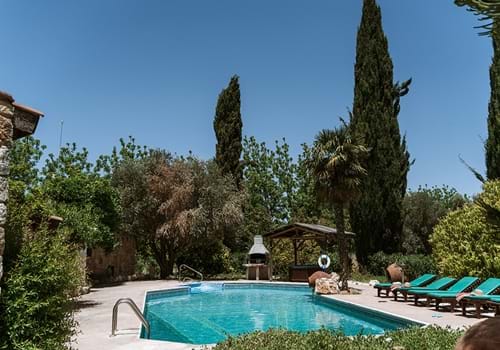 Outdoor pool at Villa Olive Grove, Polis and Latchi, Cyprus
