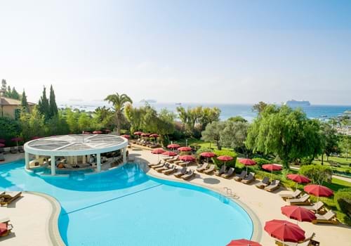 Pool & pool bar at St Raphael resort & marina hotel