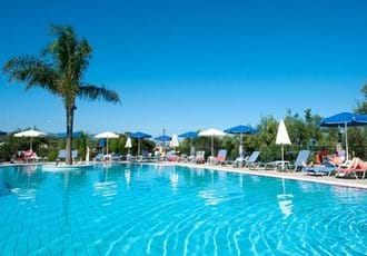 Pool area at the Zante Star Apartments, Zante