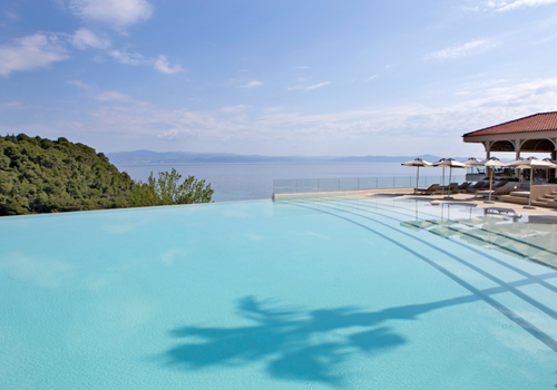 Pool's views at Cora Hotel & Spa in Halkidiki