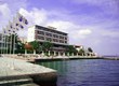 View of the Spetses Hotel, Spetses, Greece.